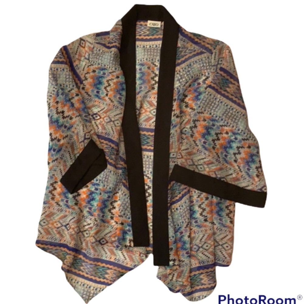 Y2K WESTERN BOHO CHIC SHEER OVERSIZED CATO KIMONO TOP ⭐️⭐️⭐️⭐️⭐️